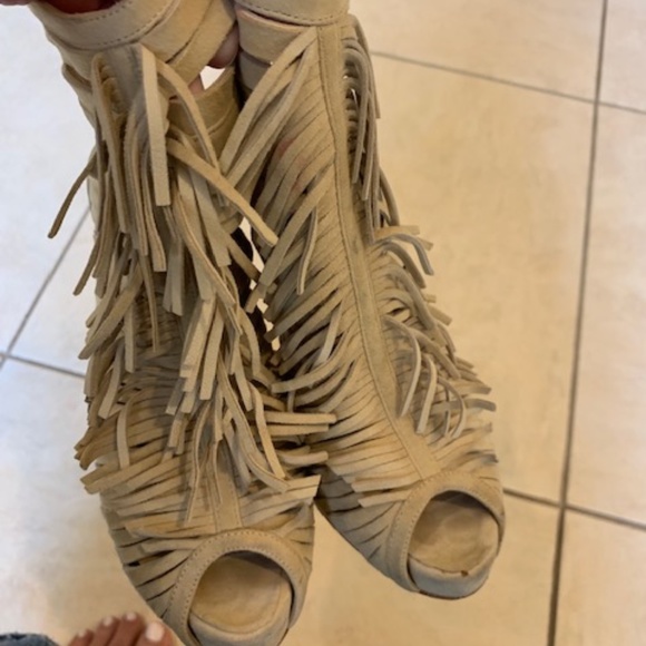 Christian Louboutin Fringe Heels - Picture 4 of 10